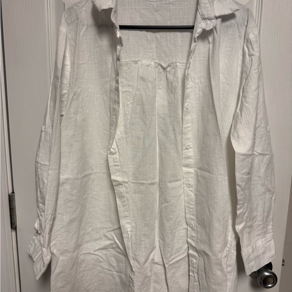 SHEIN White Swim Coverup